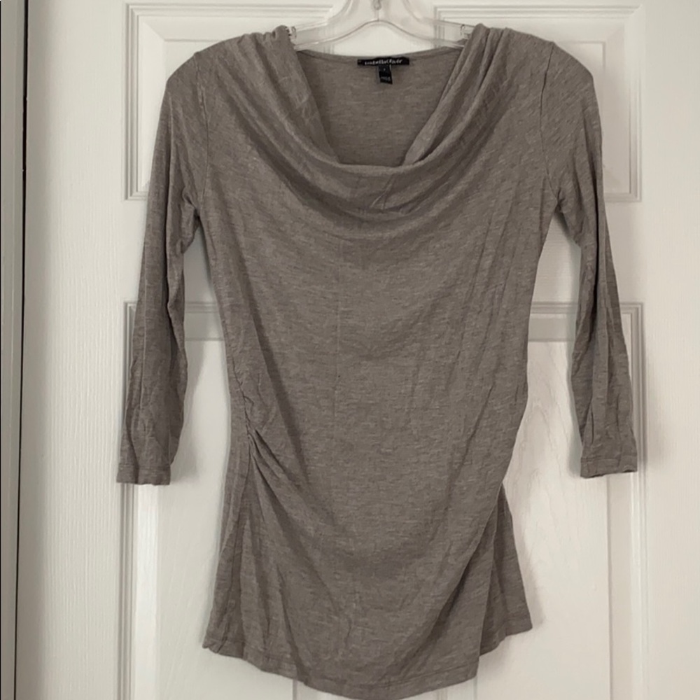 Isabella Oliver Gray Long Sleeve Top